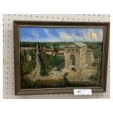 G.J. Bowlrich Framed Oil Painting
