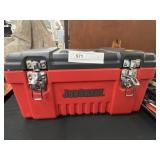 Plastic Tool Box with Hand Tools