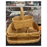 (3) Longaberger Baskets