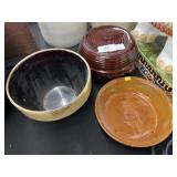 (3) Stoneware Bowls