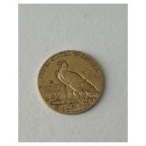 1911 $2.50 Indian Head Gold Pc.