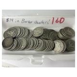 $14 in Barber Quarters