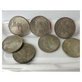 7 Peace Dollars