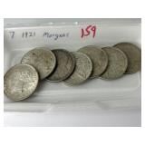 (7) 1921 Morgans