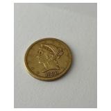 1880S $5 Gold Pc.