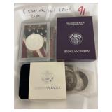 8 Silver Oz. incl. 1 Proof Eagle