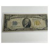 1934 $10 Yellow Seal Note