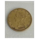 1898 $10 Gold Pc.