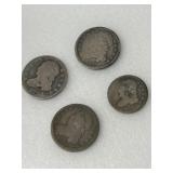 3 Bust Dimes & Bust Half Dime