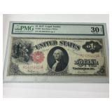 1917 $1 Red Seal VF30 EPQ