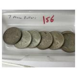 7 Peace Dollars