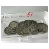 $9.50 in Barber Halves