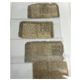 4 Pc. Continental Currency