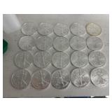 2014 Uncirc. Roll American Silver Eagles