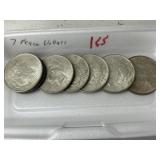 7 Peace Dollars