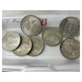 7 Peace Dollars