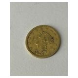 1851 $2.50 Liberty Gold Pc.