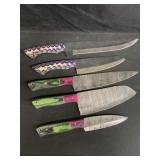 (5) Handcrafted Knives