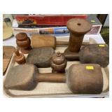 Wooden Mashers with Canisters