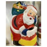 Blow Mold Santa Wall Hanging