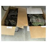 (2) Boxes of Standard Gauge Track, Switches, etc.
