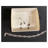 14K Bracelet with Earrings