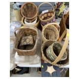 Wicker Woven Baskets, Patriotic Wall Plaque