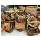 Laundry and Wicker Woven Baskets