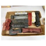 Marx Locomotive with Lionel Freight Cars