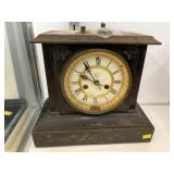 Metal Cased Mantel Clock