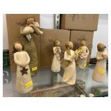 (6) Willow Tree Figurines