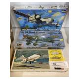 (3) Vintage Airplane Model Kits
