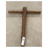 Antique Wooden Rope Bed Wrench