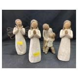 (4) Willow Tree Figurines