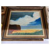 Paul Casale Framed Oil On Board