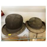 Stetson and Unmarked Derby Hats
