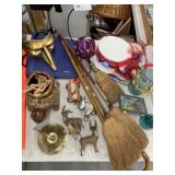 Brooms, Cane, Figurines, Mask