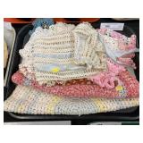 Braided Chair Pads with Crocheted Table Covers