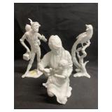 (3) German Porcelain Figurines