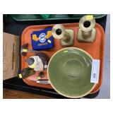 Candlesticks, Dough Scraper, Oil Can