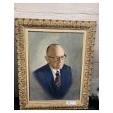 Constant Oil On Canvas Portrait