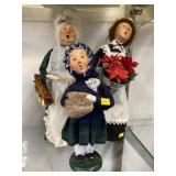 (3) Byers' Choice Dolls