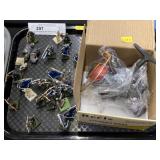 Cast Lead Knight Figurines with New Fishing Reel