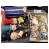 Vintage Carolers with Die Cut Nativity Scene