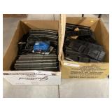 (2) Boxes of S Gauge Train Track with Transformer