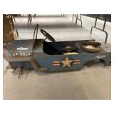 Vintage Hamilton Steel Jeep Pedal Car