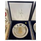 John  Quincy Adams Sterling Silver Plate