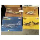 (4) Airplane Model Kits