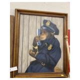 Dulin Oil On Canvas with Framed Print