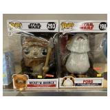 (2) Star Wars Pop! Figurines
